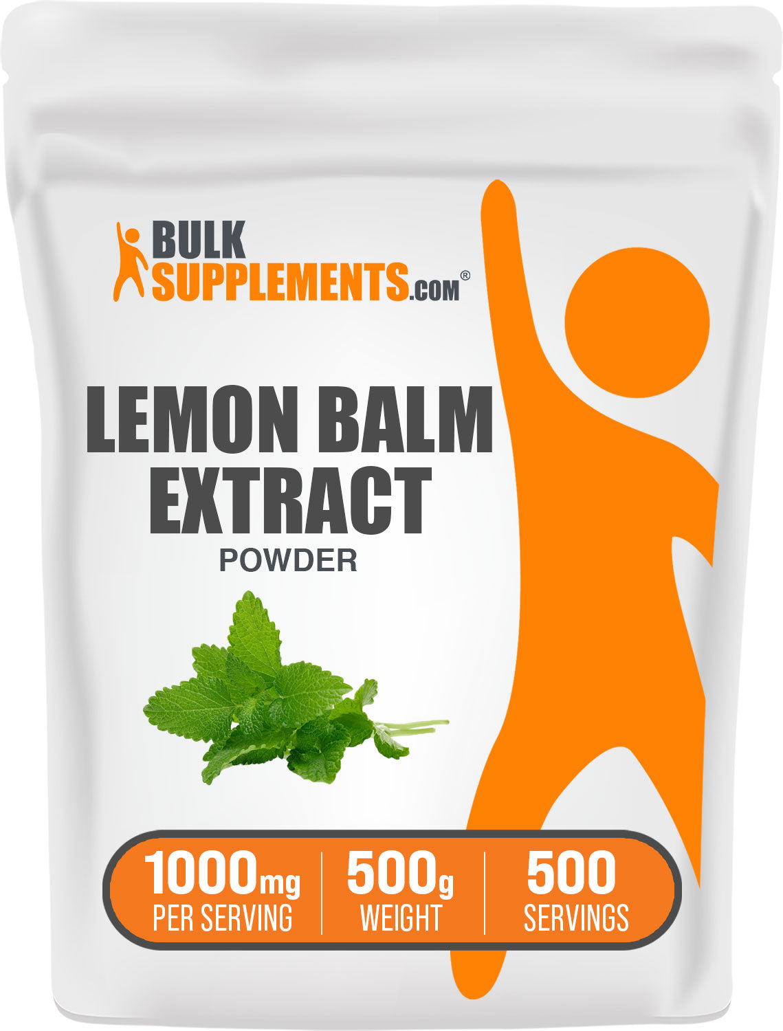 BulkSupplements.com Lemon Balm Extract Powder 500g Bag