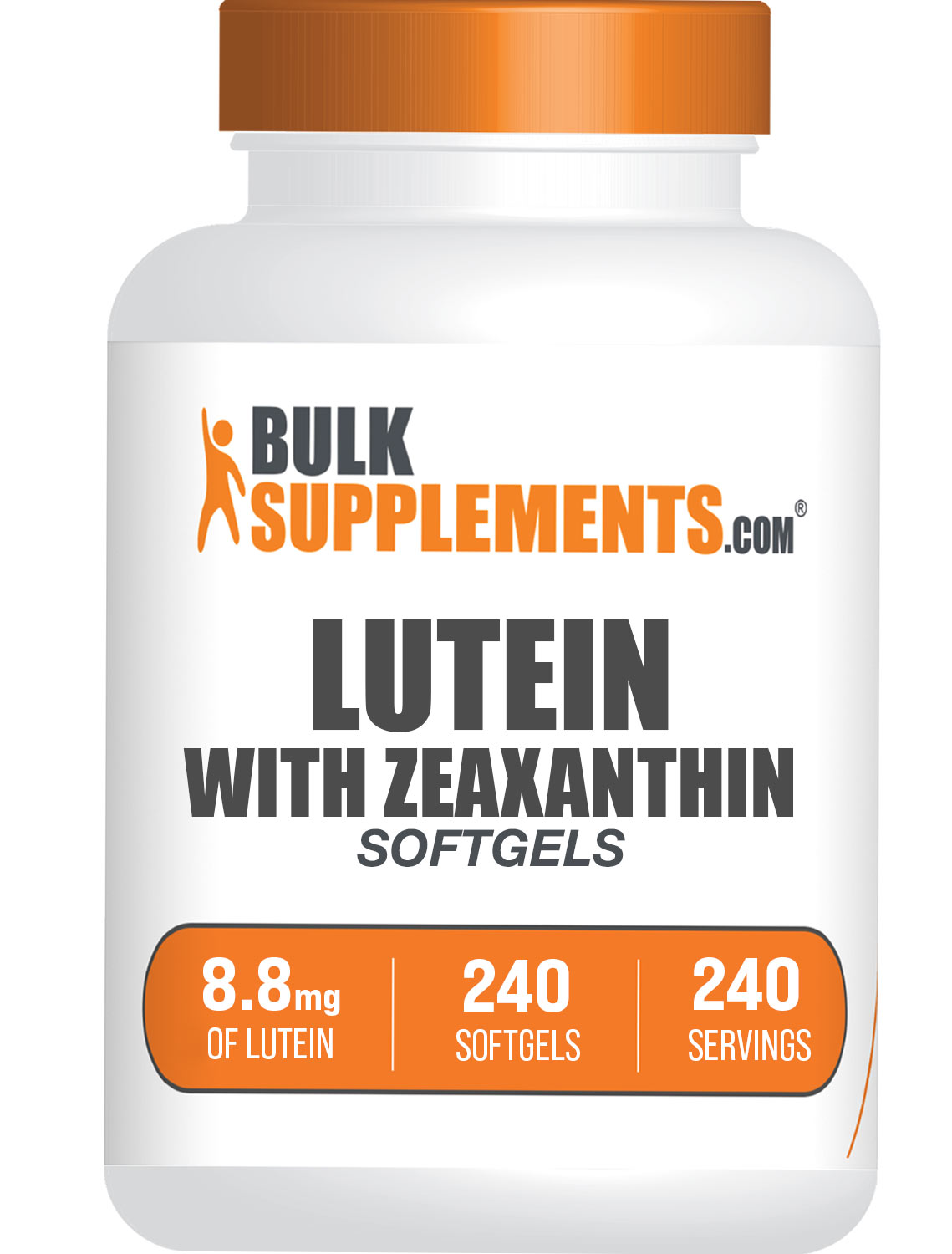 BulkSupplements Lutein with Zeaxanthin Softgels 240ct