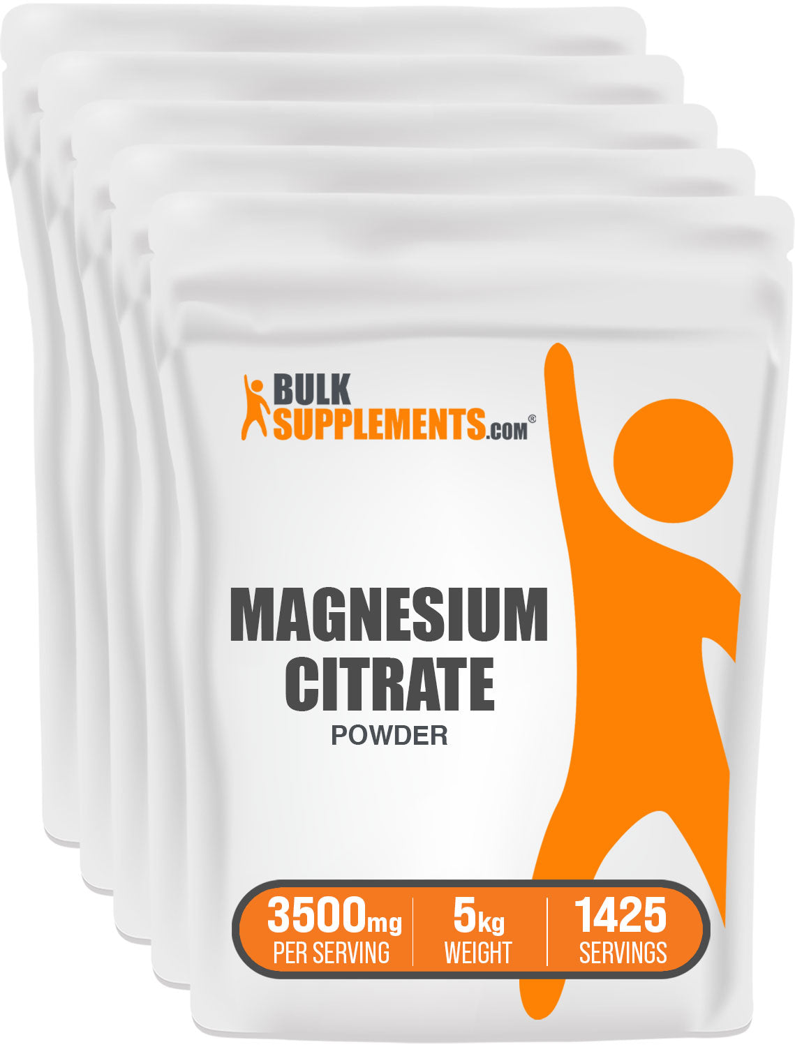 BulkSupplements Magnesium Citrate Powder 5kg bags