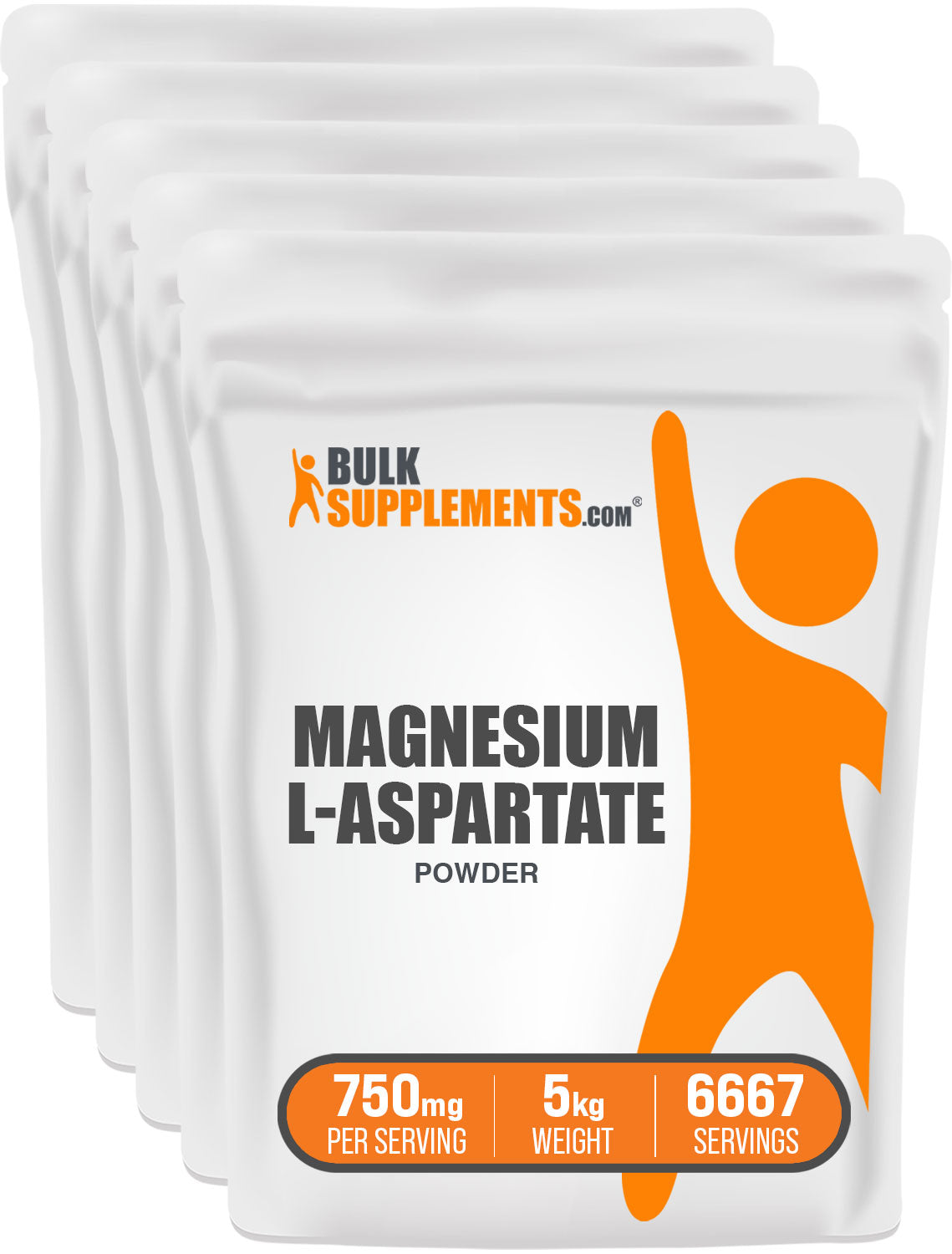 BulkSupplements Magnesium L-Aspartate Powder 5kg bag