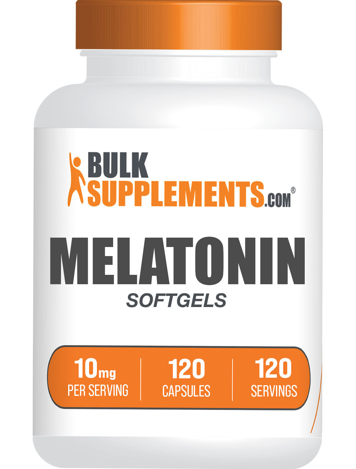 BulkSupplements Melatonin Softgels 10mg 120 softgels bottle