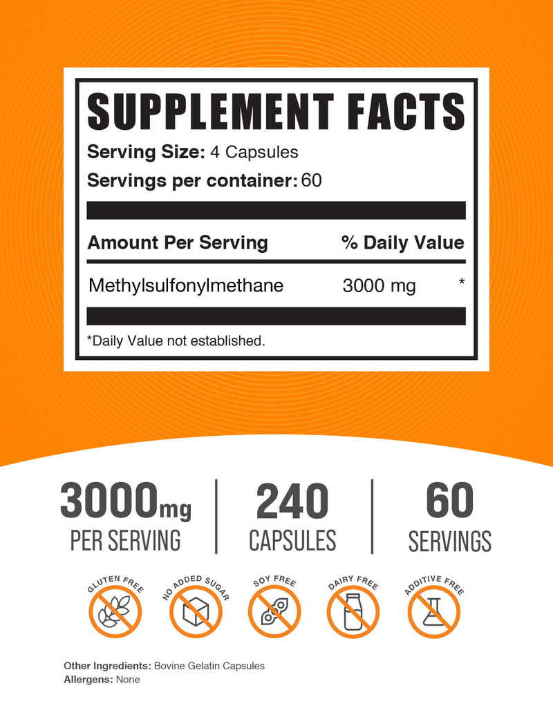 MSM Powder | MSM Supplement | Methylsulfonylmethane