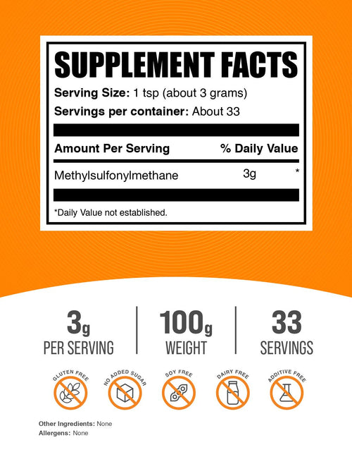 MSM Powder | MSM Supplement | Methylsulfonylmethane