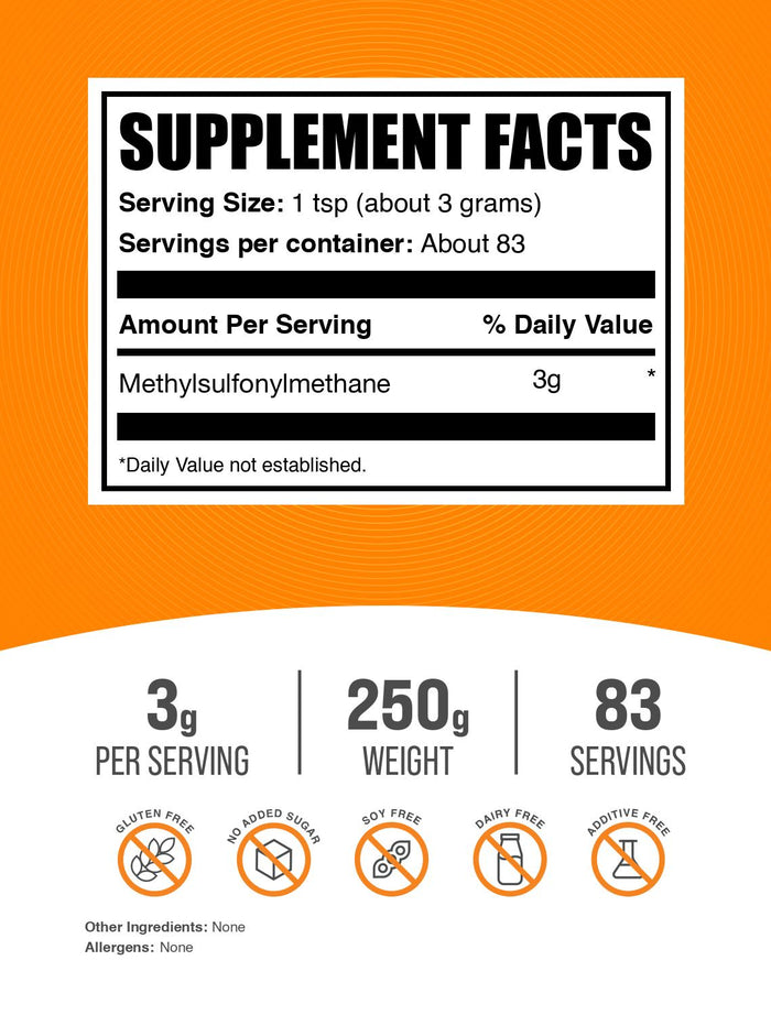 MSM Powder | MSM Supplement | Methylsulfonylmethane