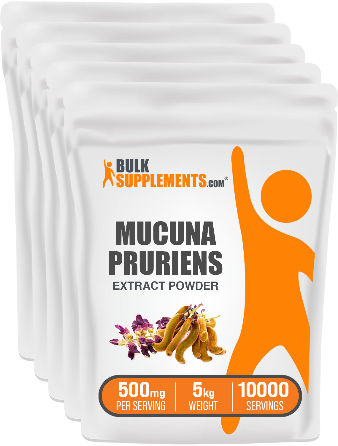 BulkSupplements Mucuna Pruriens Extract Powder 5kg bag