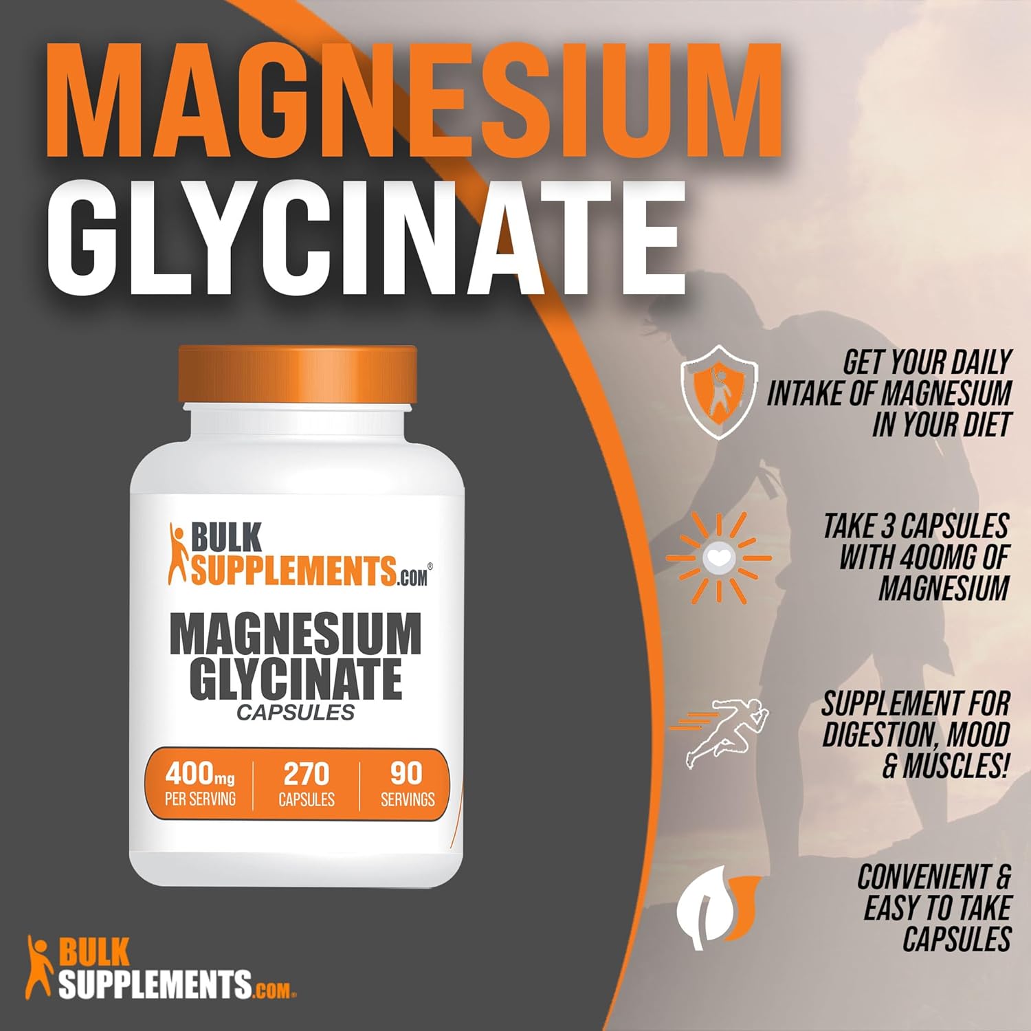 Magnesiumglycinat-Kapseln