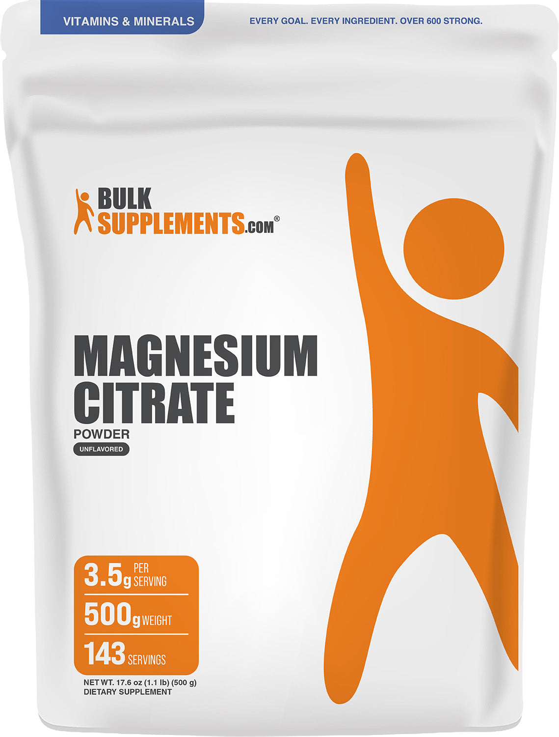 Magnesium Citrate Powder 500g Main Image