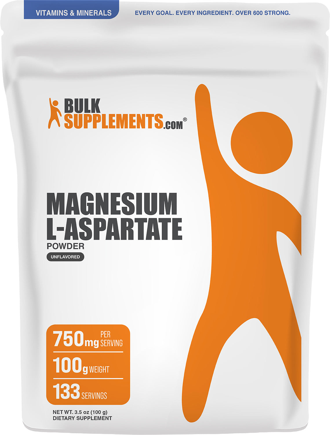 Magnesium L-Aspartate Powder 100g Main Image