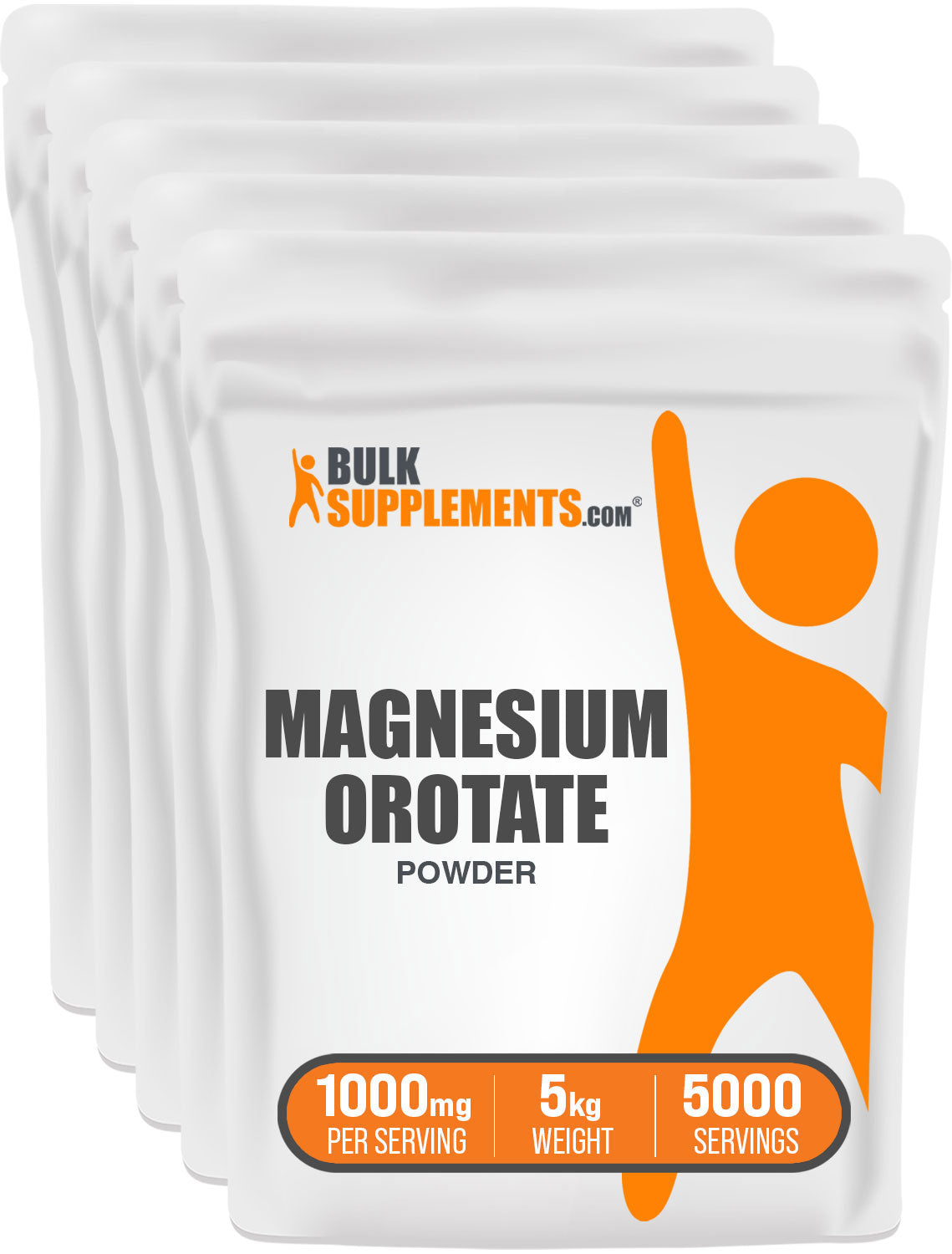 BulkSupplements.com Magnesium Orotate Powder Bags 5kg