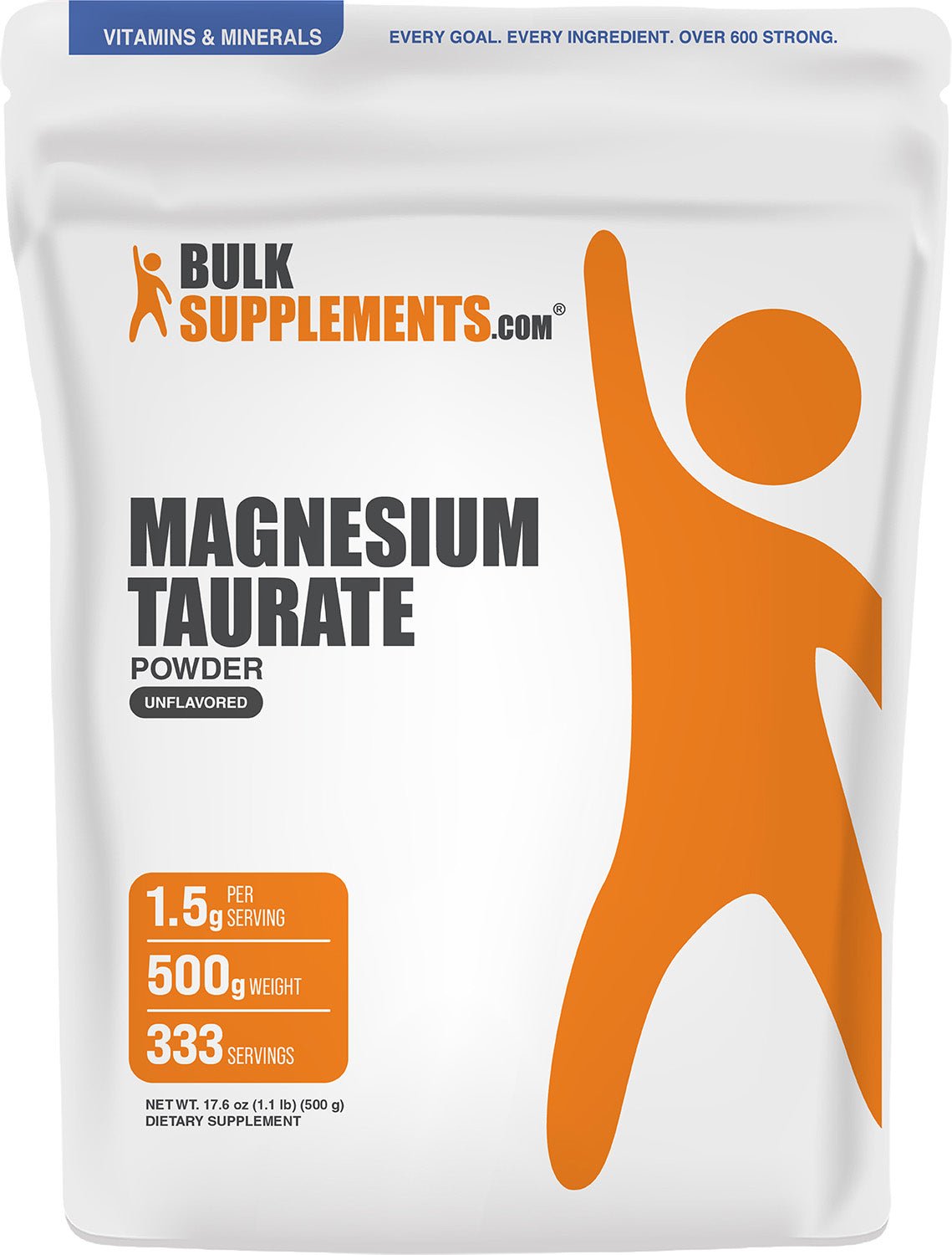 Magnesium Taurate Powder 500g Main Image