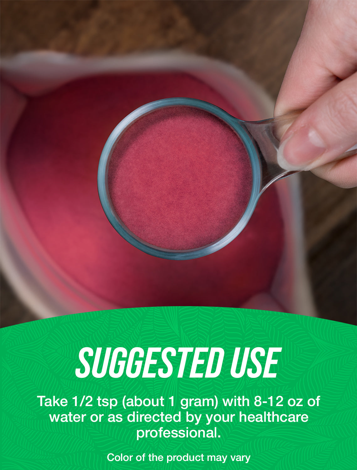 Maqui berry powder suggested use image