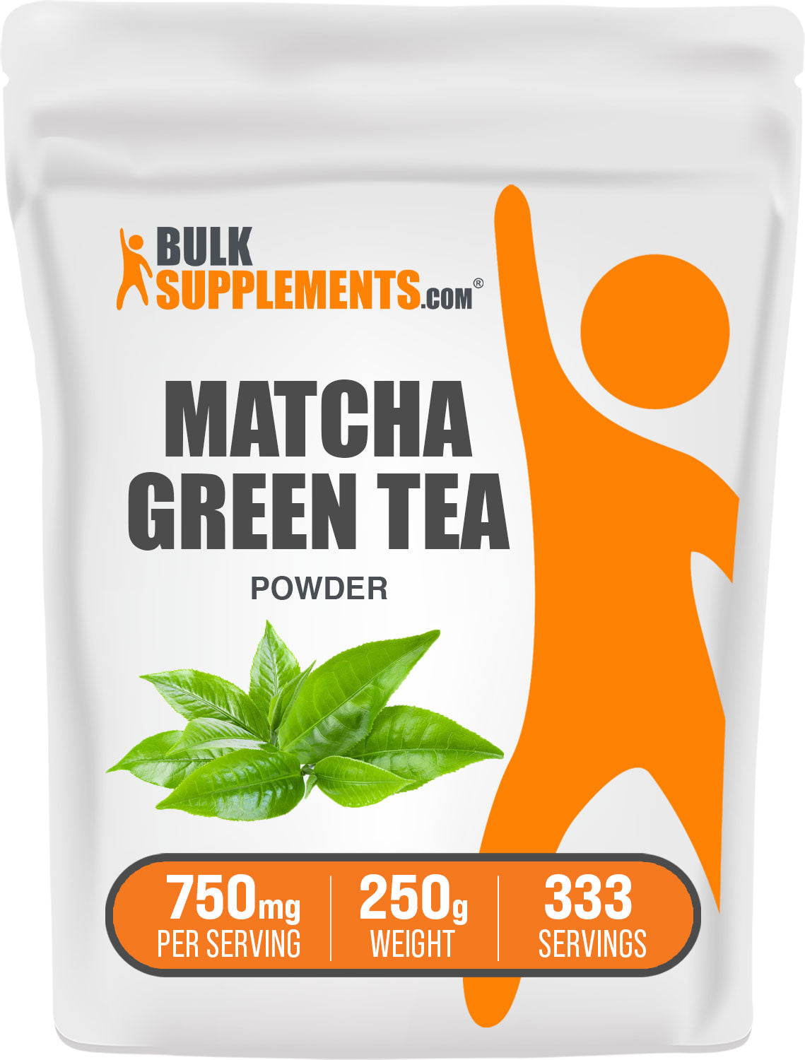 BulkSupplements Organic Matcha Powder 250g Bag