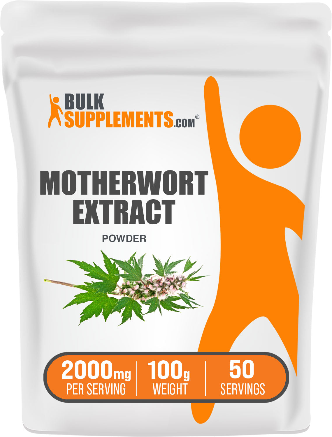 BulkSupplements Motherwort Extract Powder 100g bag