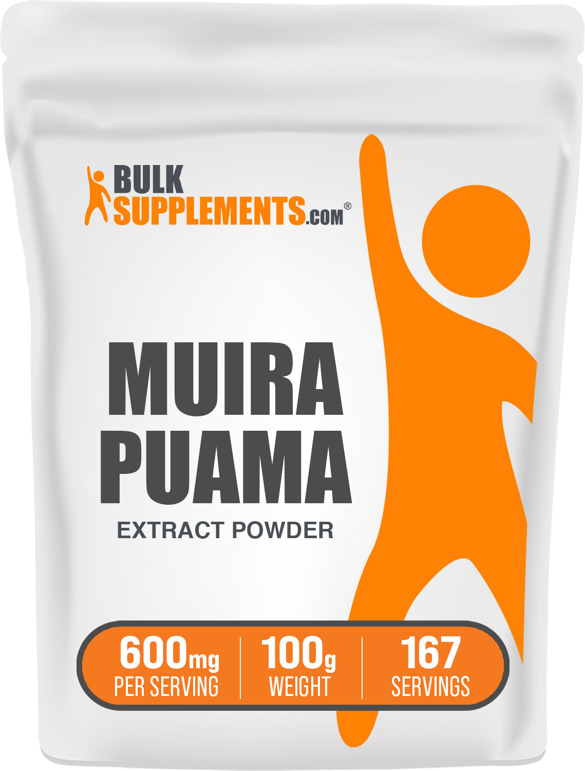BulkSupplements Muira Puama Extract Powder 100g bag