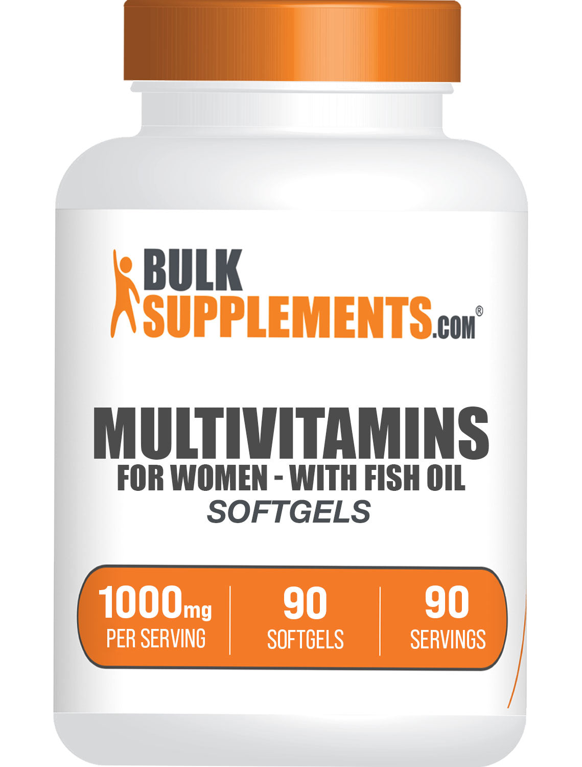BulkSupplements.com Multivitamins for Women 90 softgels bottle image