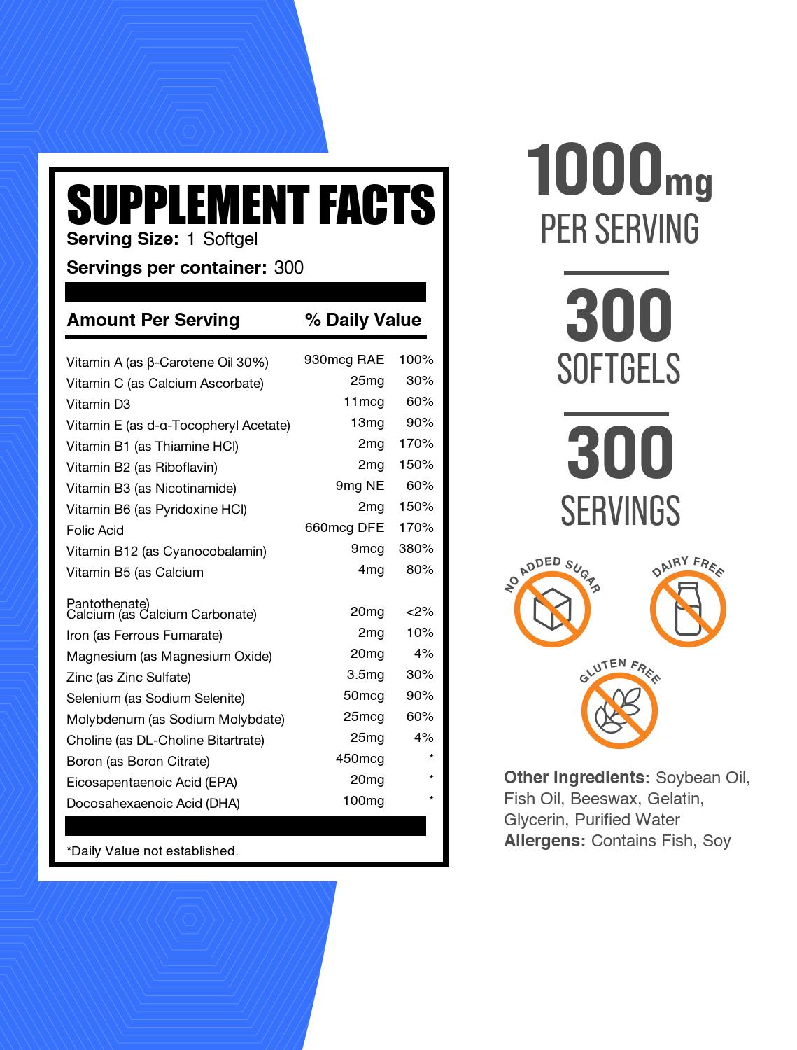 Multivitamin for Men Softgels