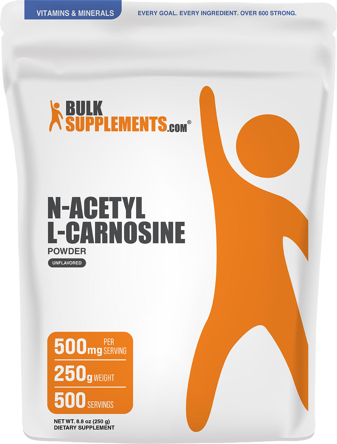 N-Acetyl L-Carnosine Powder NALC 250g Main Image