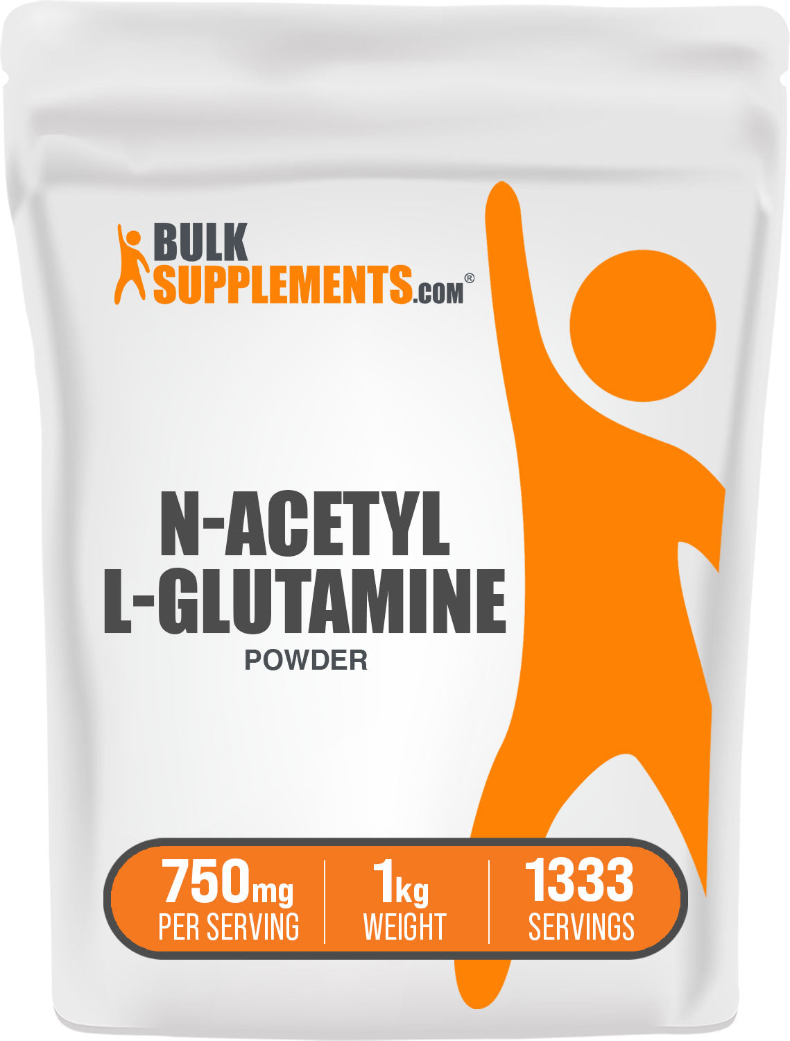 BulkSupplements N-Acetyl L-Glutamine Powder 1kg bag