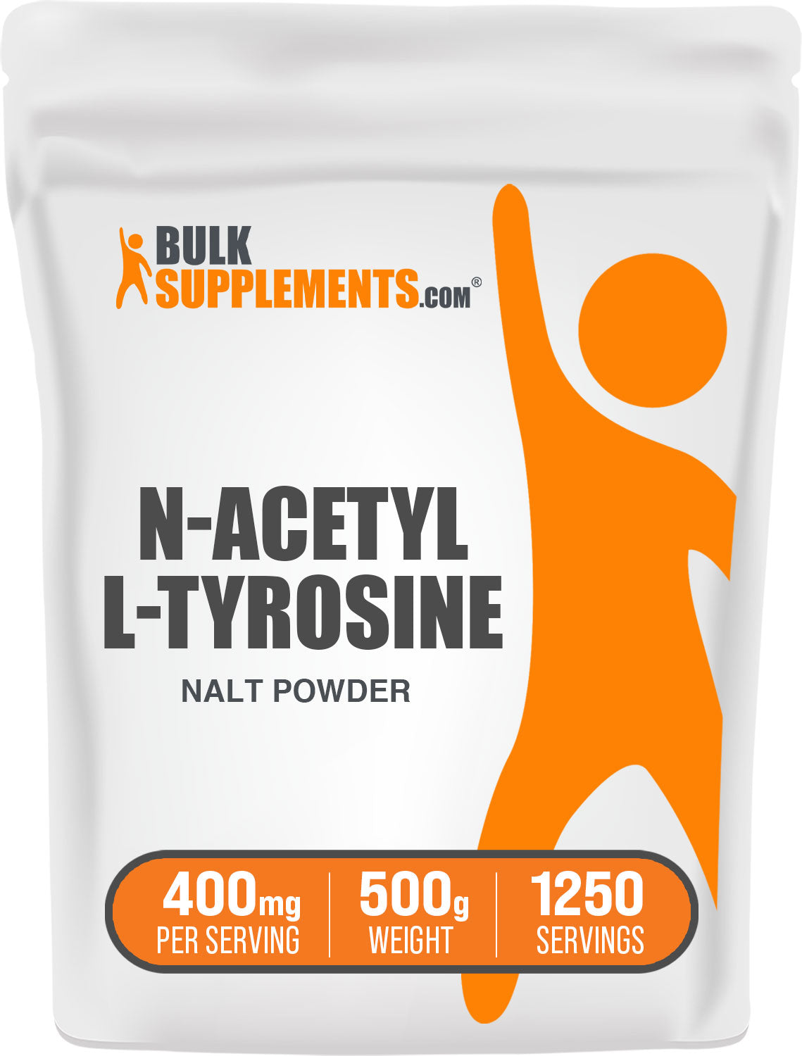 BulkSupplements NALT Powder N-Acetyl L-Tyrosine 500g bag