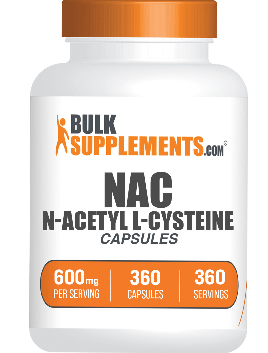 BulkSupplements NAC Supplement N-acetyl cysteine