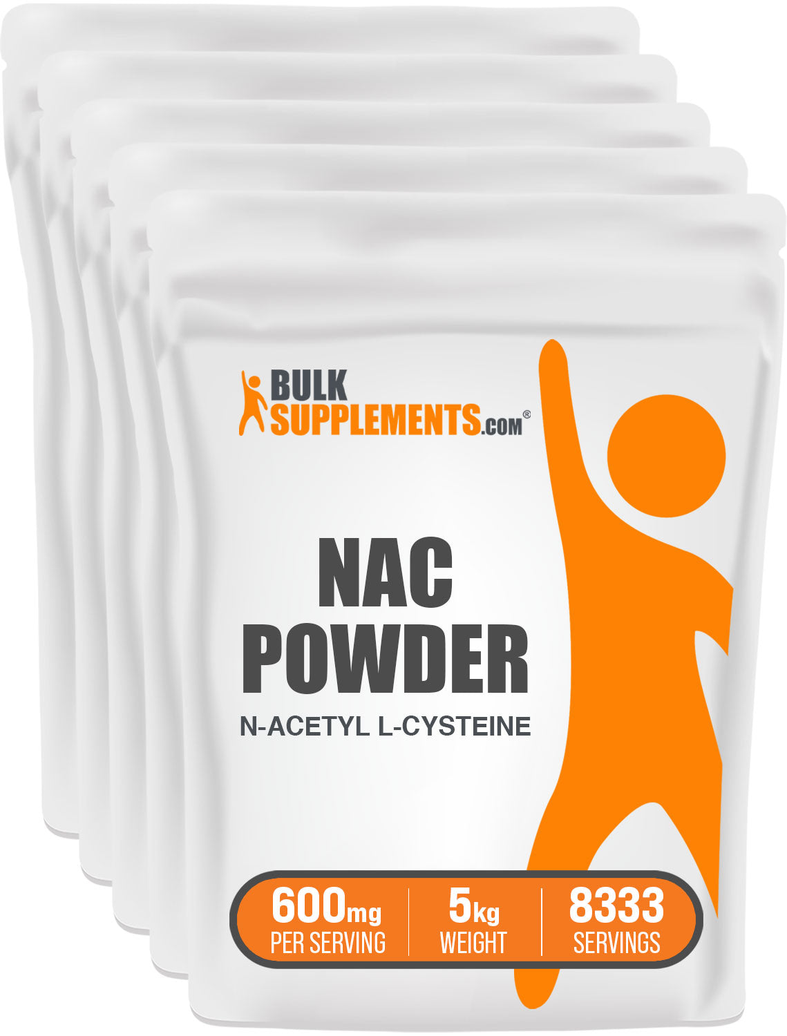 BulkSupplements NAC Powder N-Acetyl L-Cysteine 5kg bags