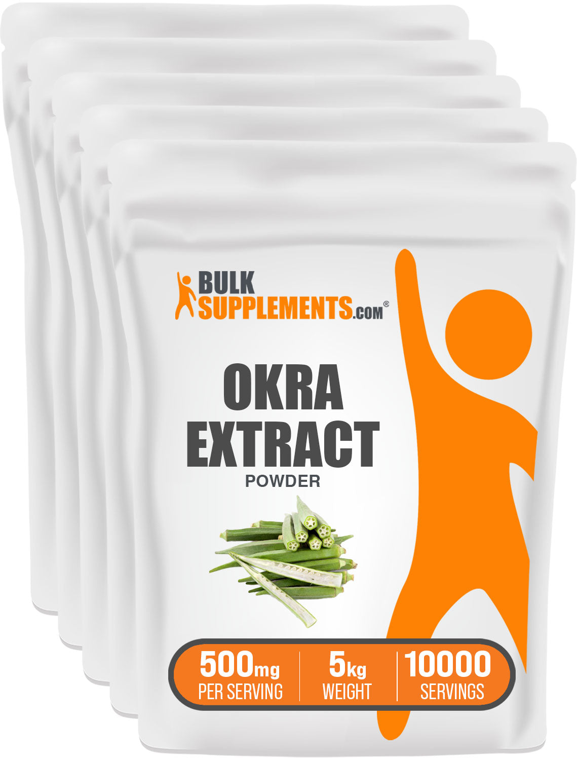 BulkSupplements Okra Extract Powder 5kg bag