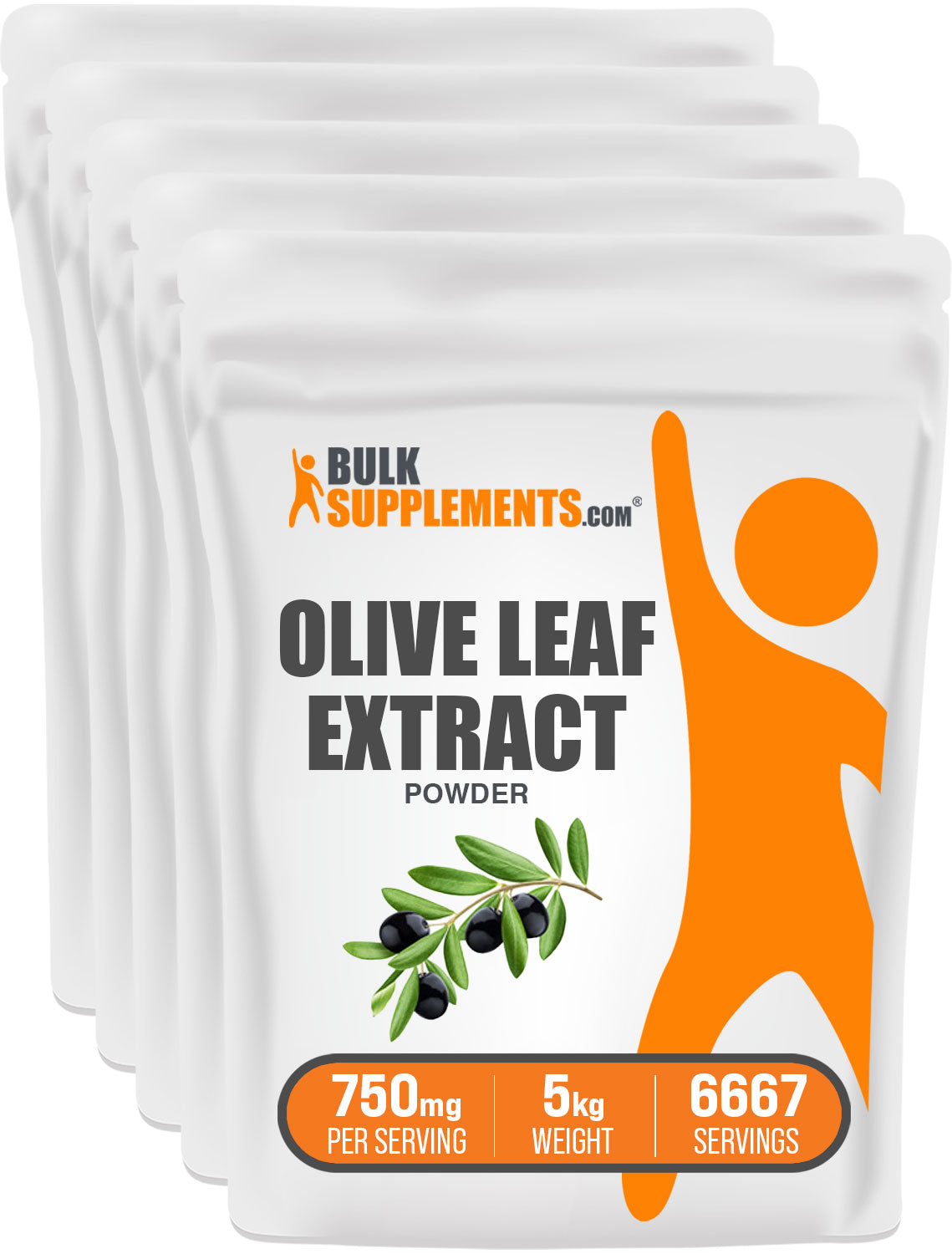 BulkSupplements Olive Leaf Extract Powder 5kg bag