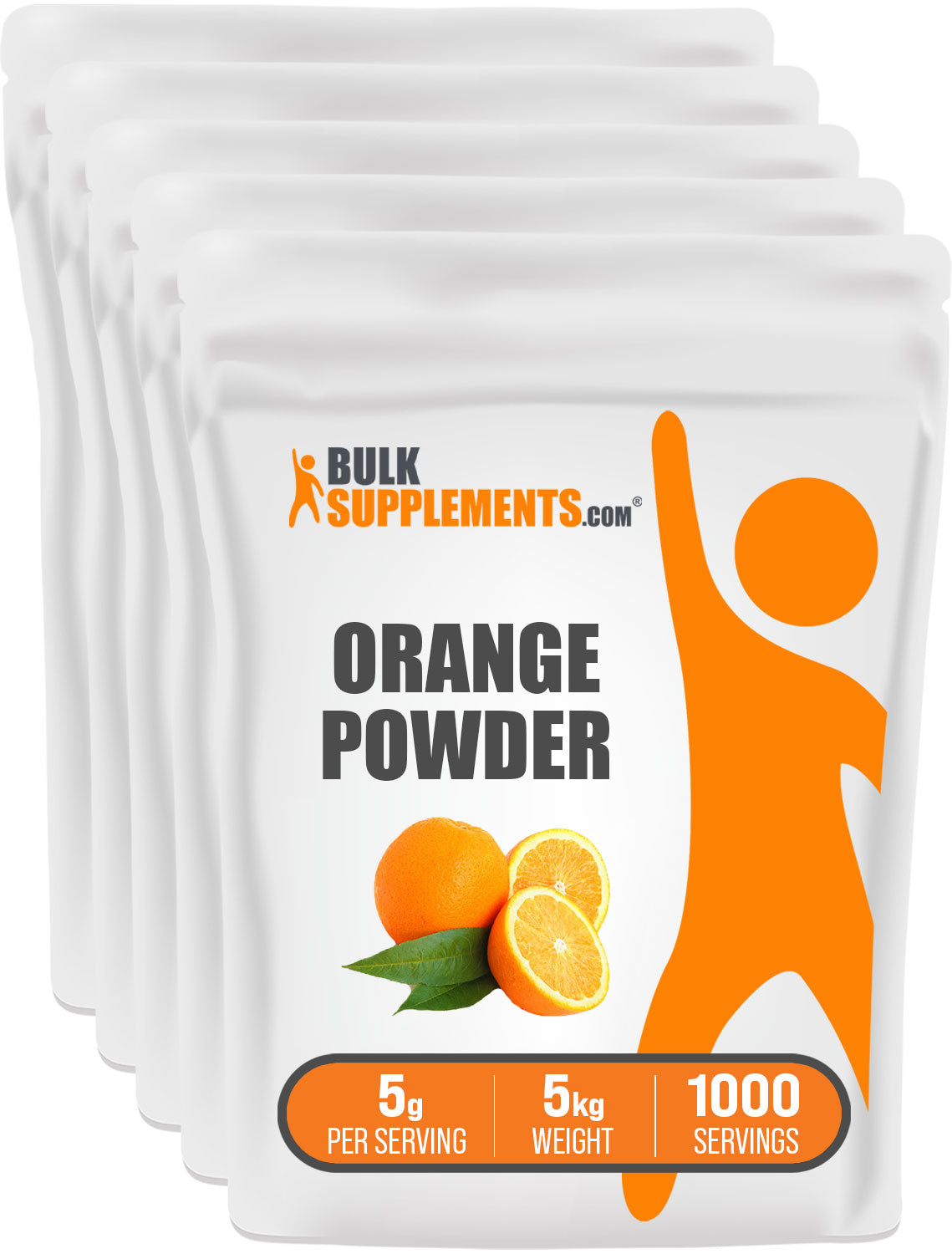 BulkSupplements Orange Powder 5kg bag