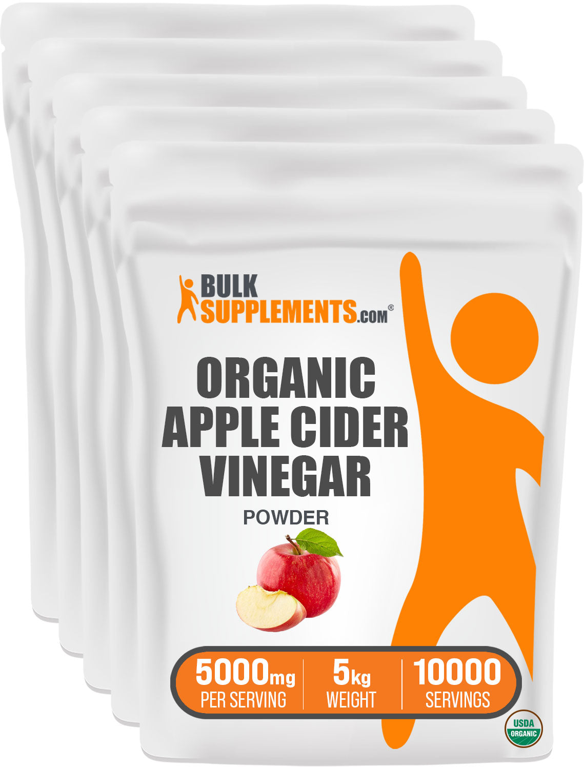 BulkSupplements Organic Apple Cider Vinegar Powder 5kg bags