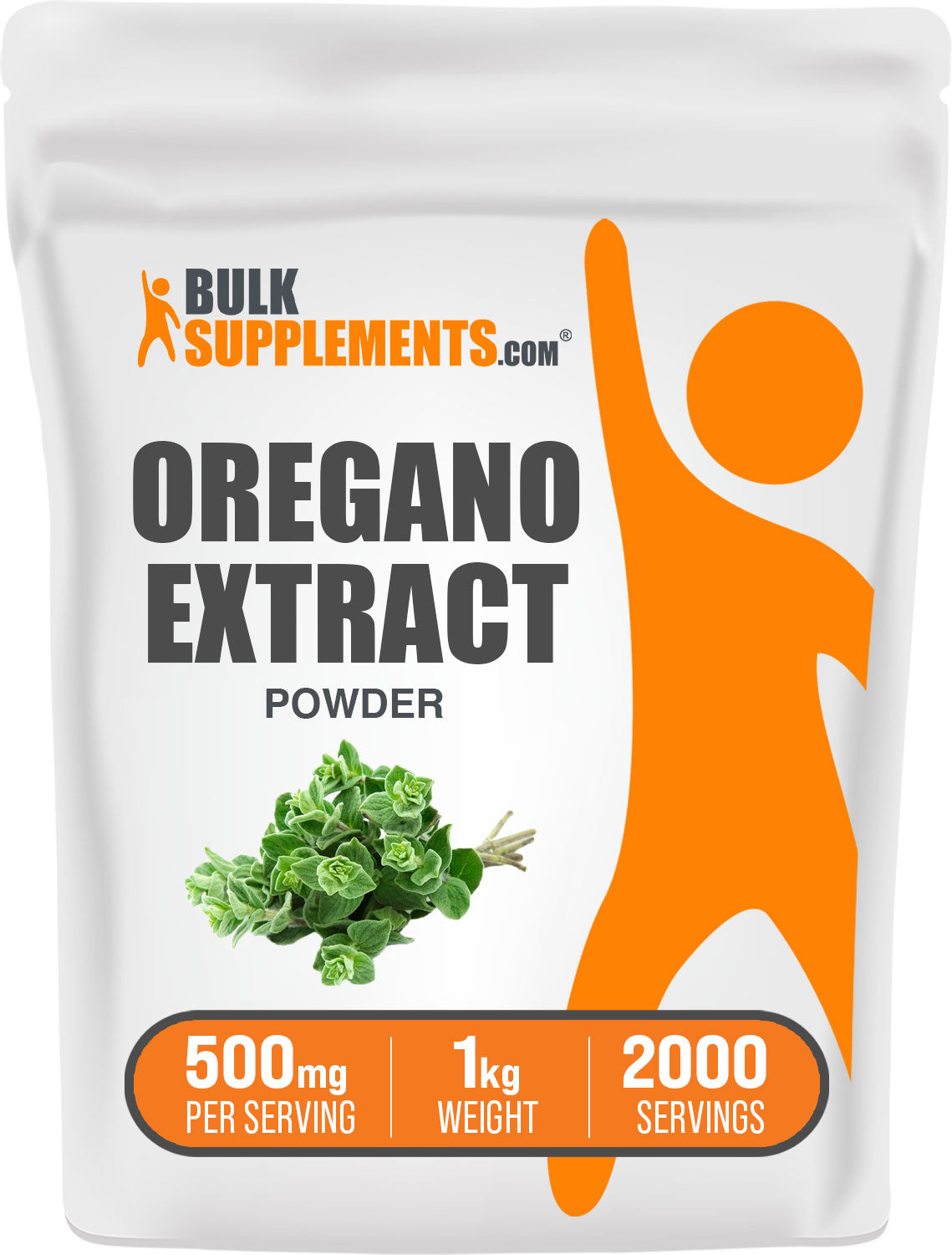 BulkSupplements Oregano Extract Powder 1kg bag