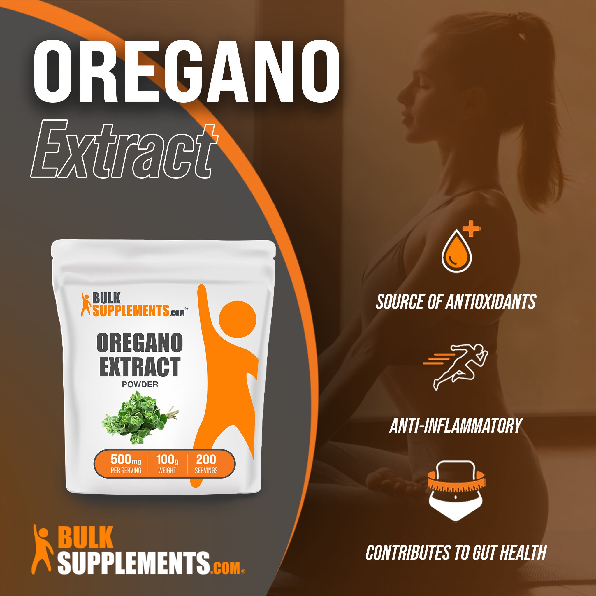 Benefits of Oregano Extract: source of antioxidants, anti-inflammatory, contributes to gut health
