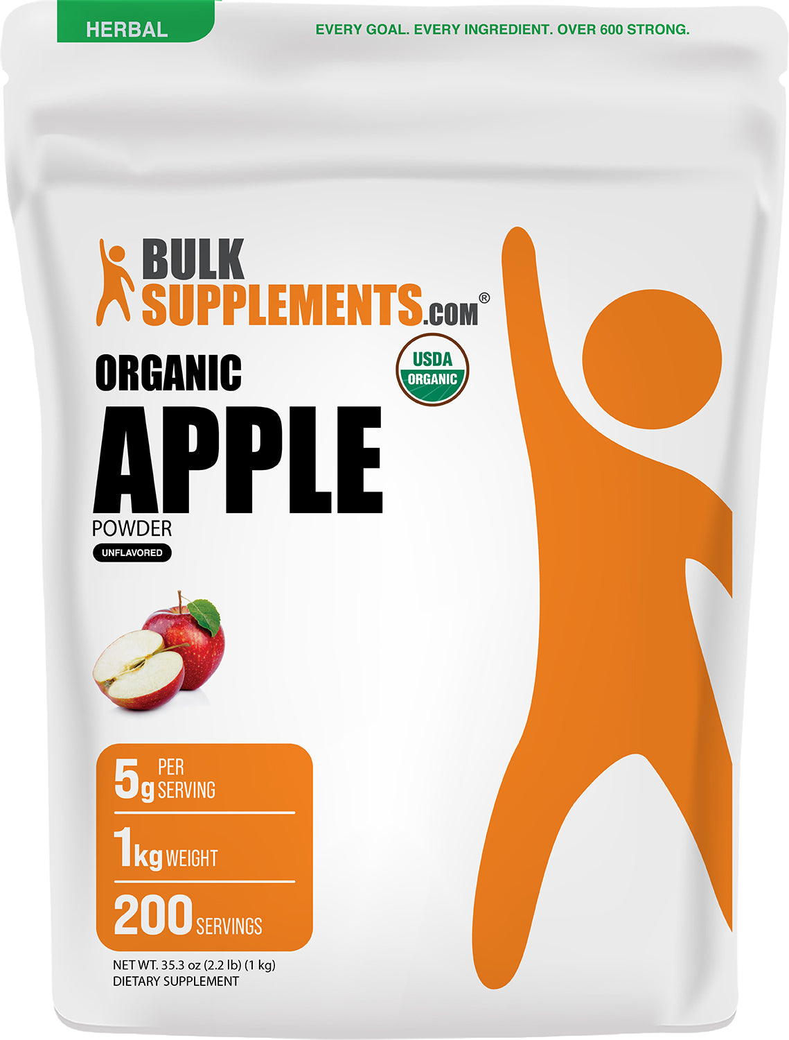 Organic Apple Powder 1kg Main Image