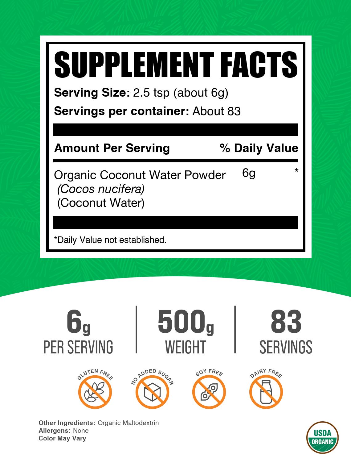 Poudre D'Eau De Coco