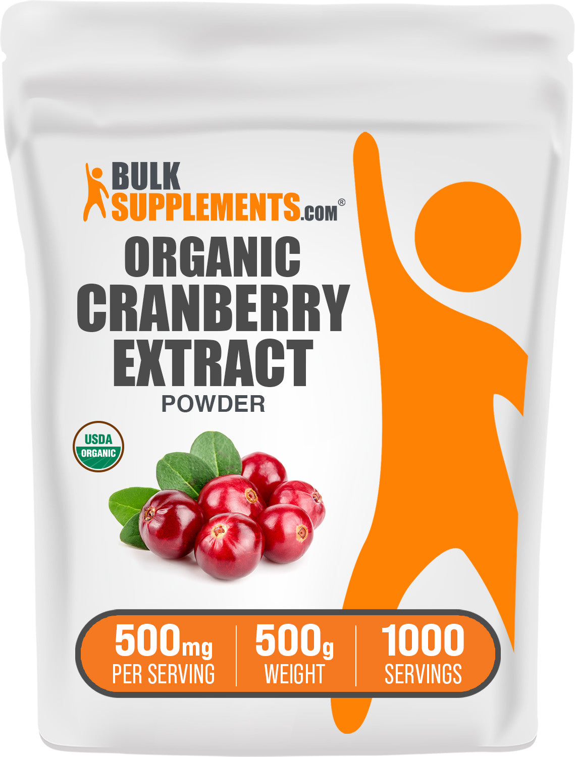Organic Cranberry Extract Powder 500g Main Image