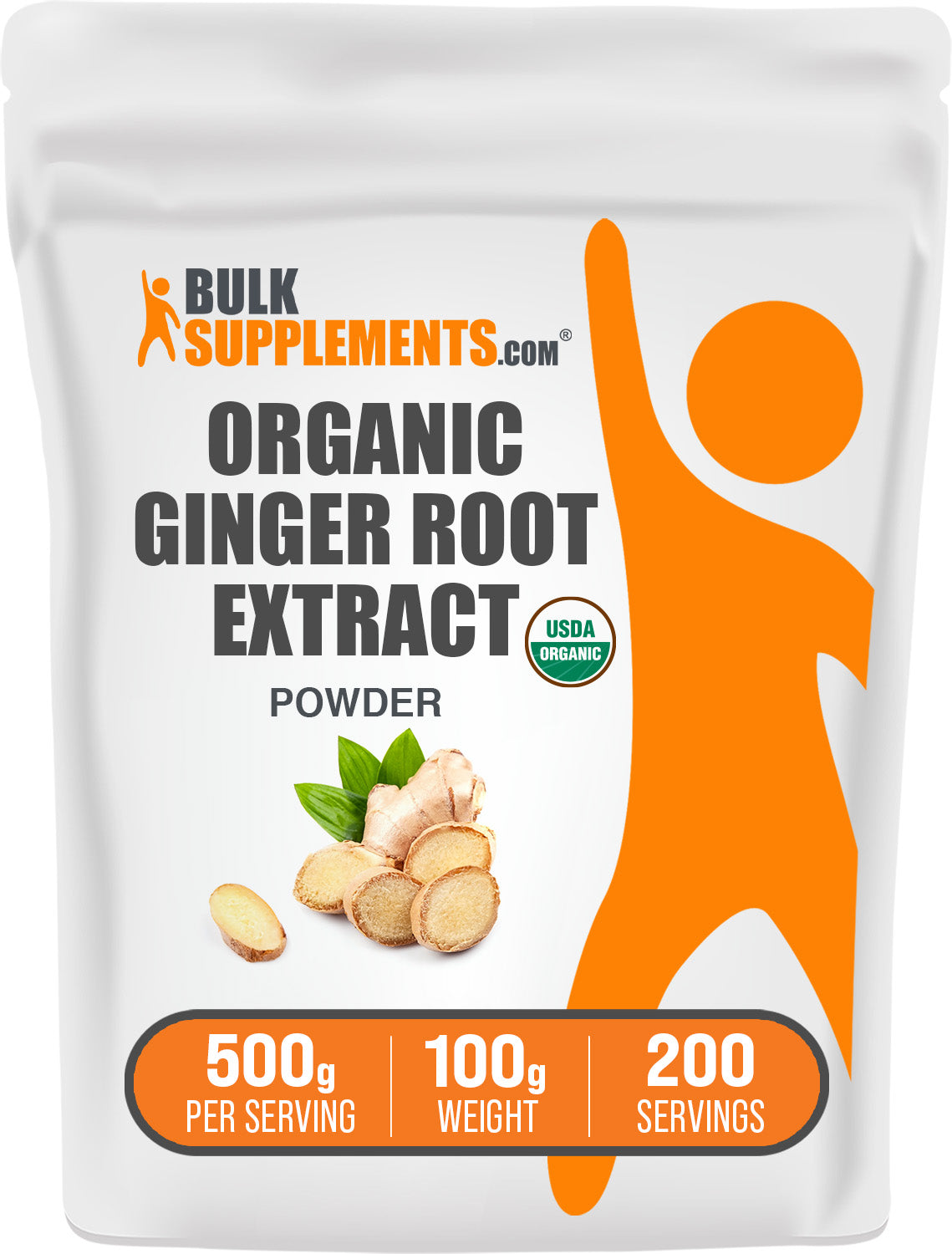Organic Ginger Root Extract Powder 100g Main Image