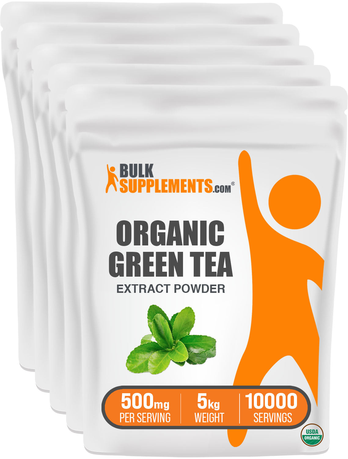 BulkSupplements.com Organic green tea extract powder 5kg bag