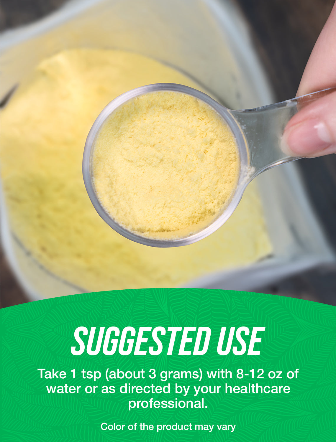 Organic mango powder suggested use image