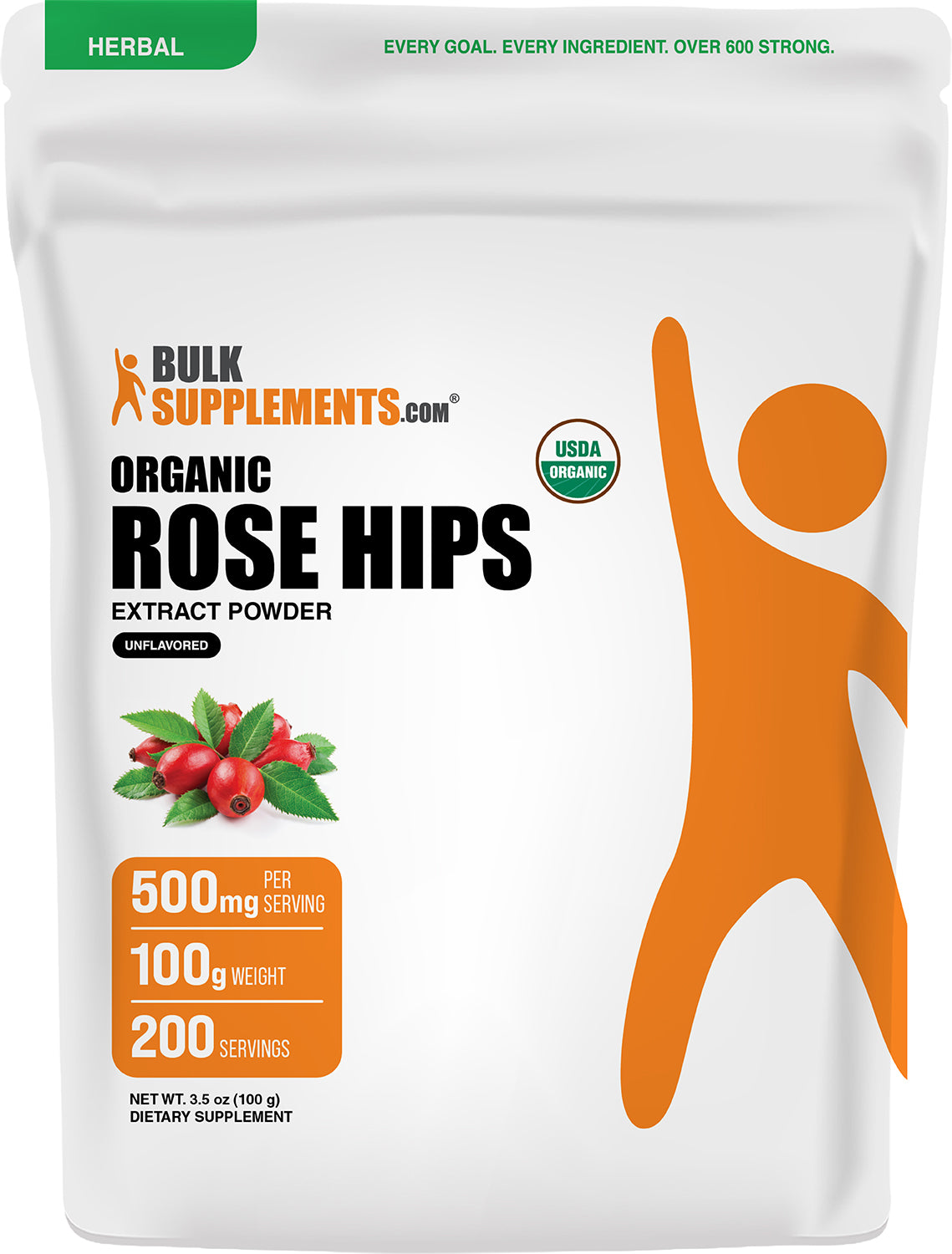Organic Rosehip Extract Powder 100g Main Image