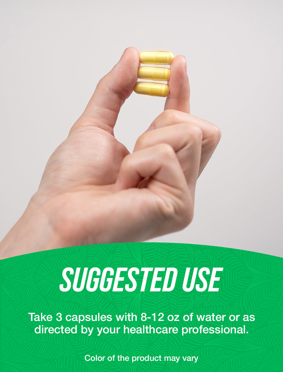 Sea moss capsules suggested use image