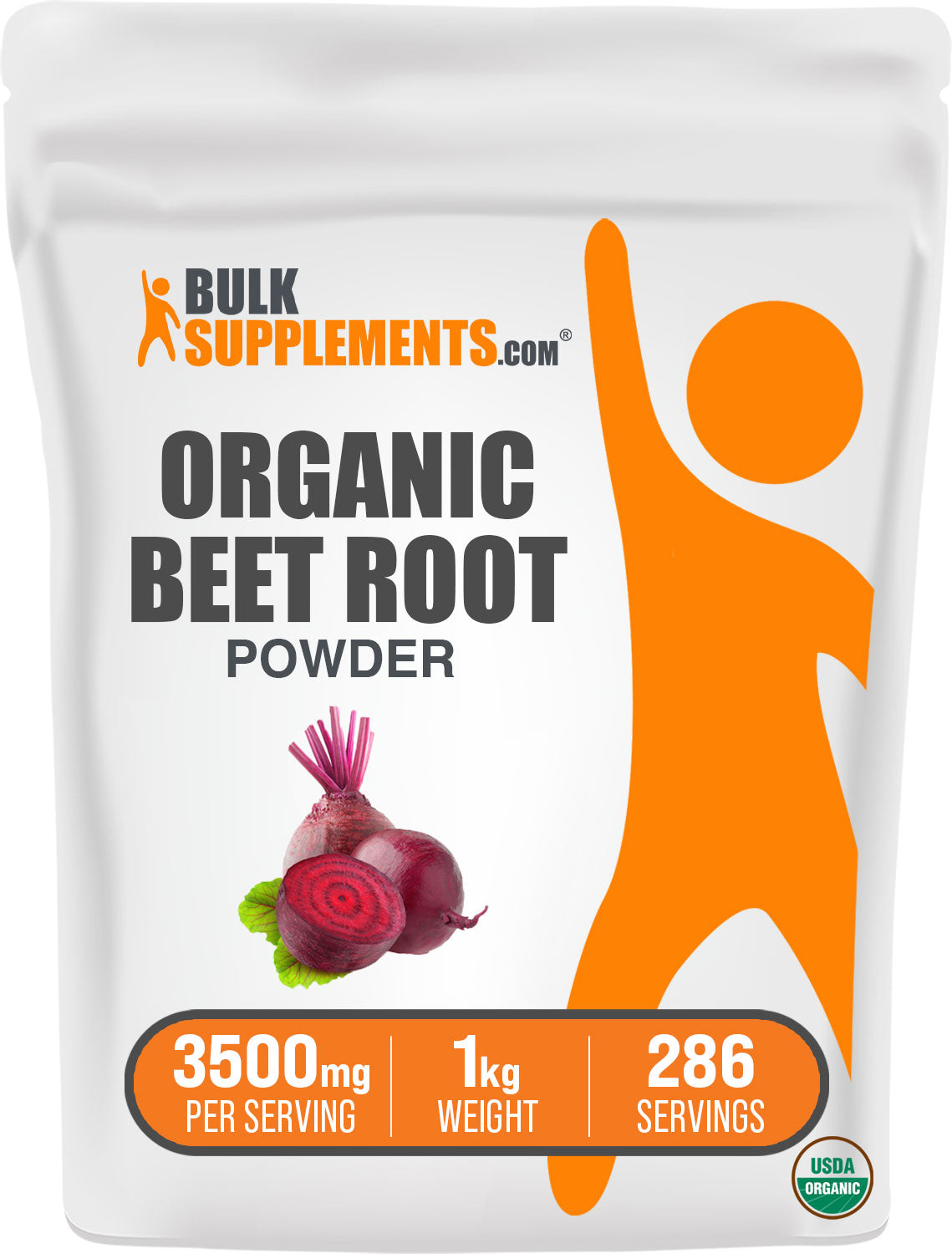 BulkSupplements Organic Beet Root Powder 1kg bag