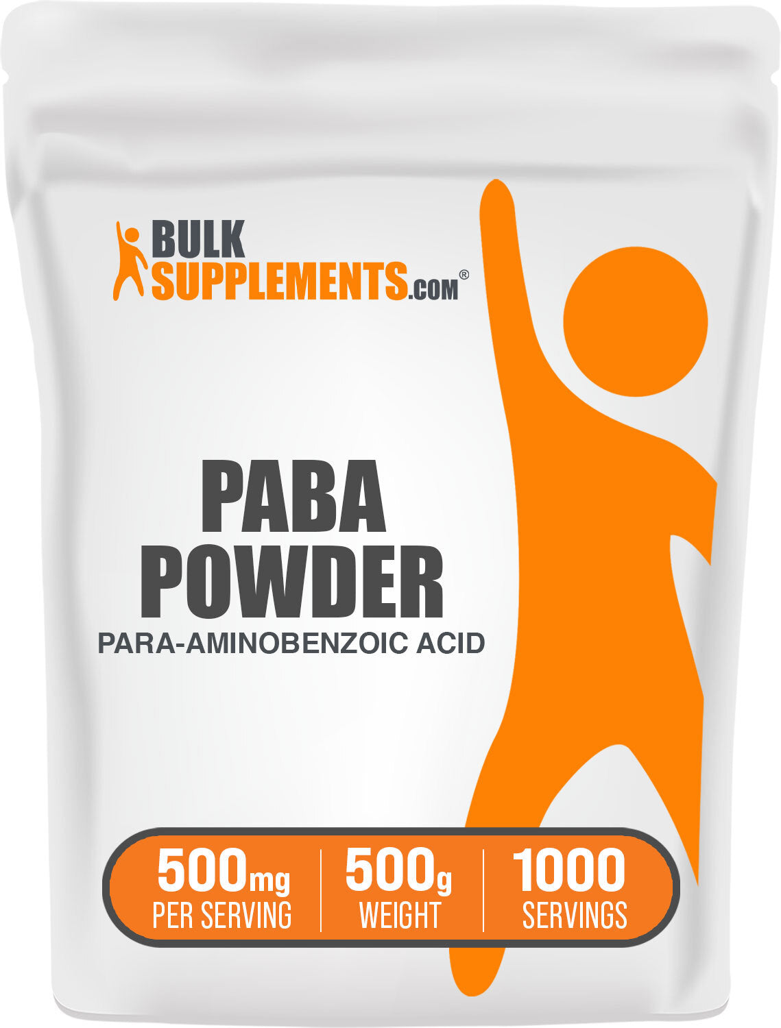 BulkSupplements PABA Powder 500g bag