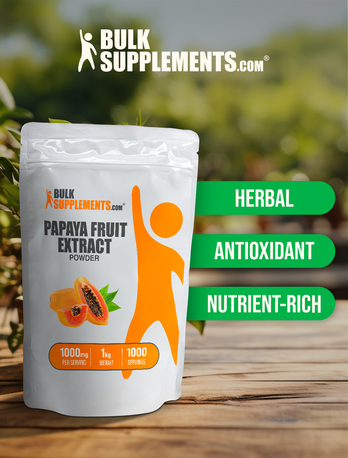Papaya fruit extract powder 1kg keywords image
