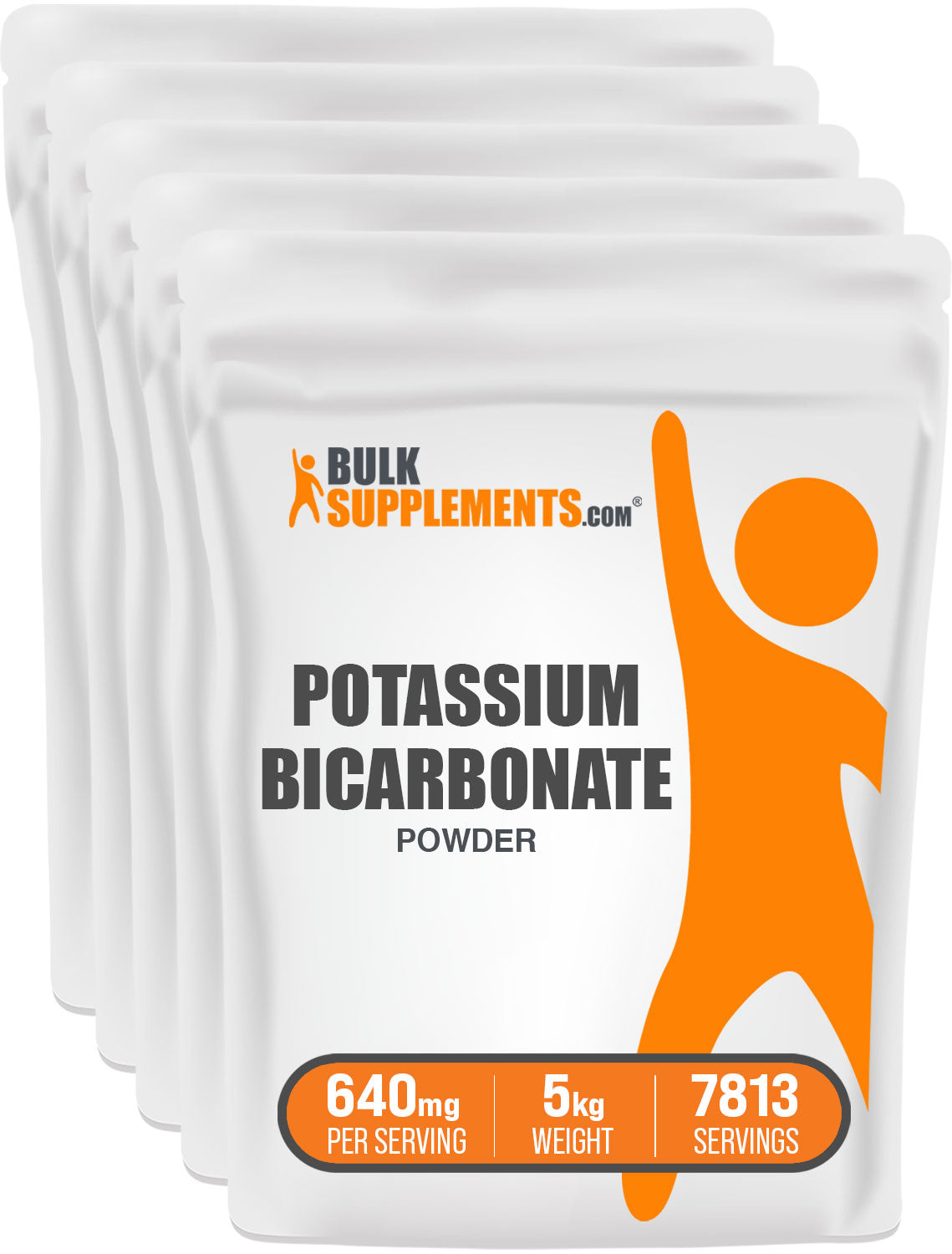 BulkSupplements Potassium Bicarbonate Powder 5kg bag