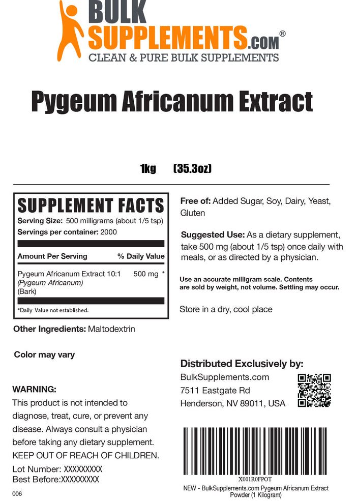 Pygeum Africanum Extract Powder – Support from all-natural Ingredients