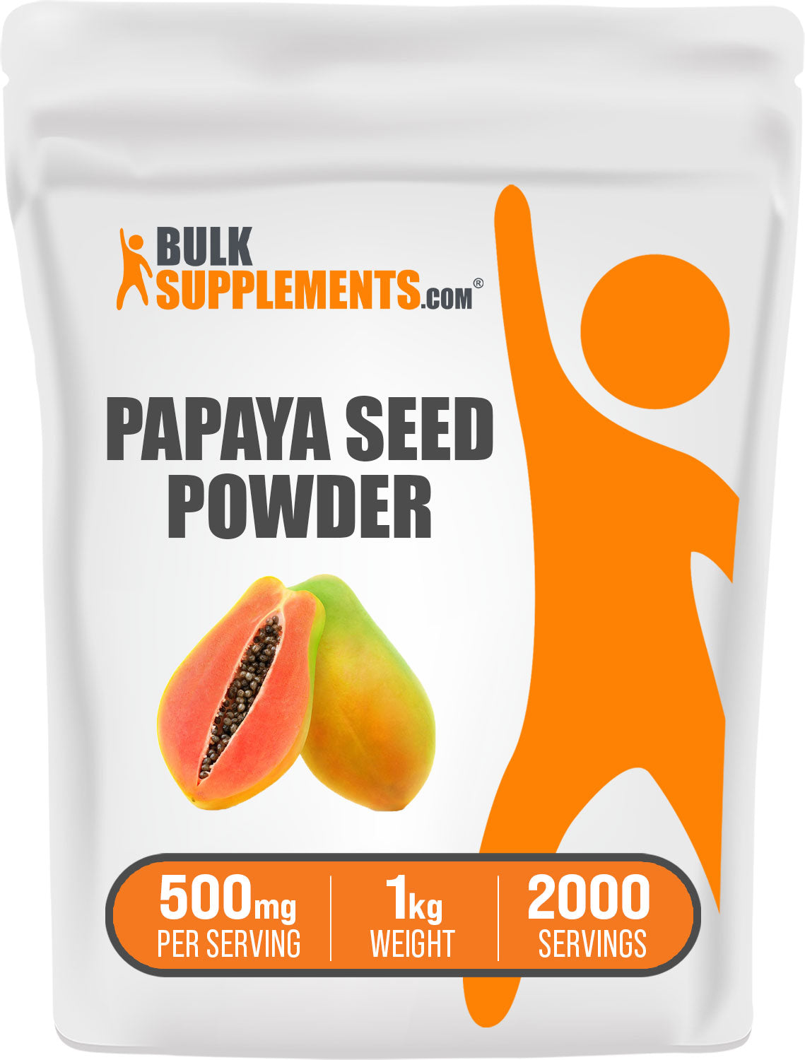BulkSupplements Papaya Seed Powder 1kg bag