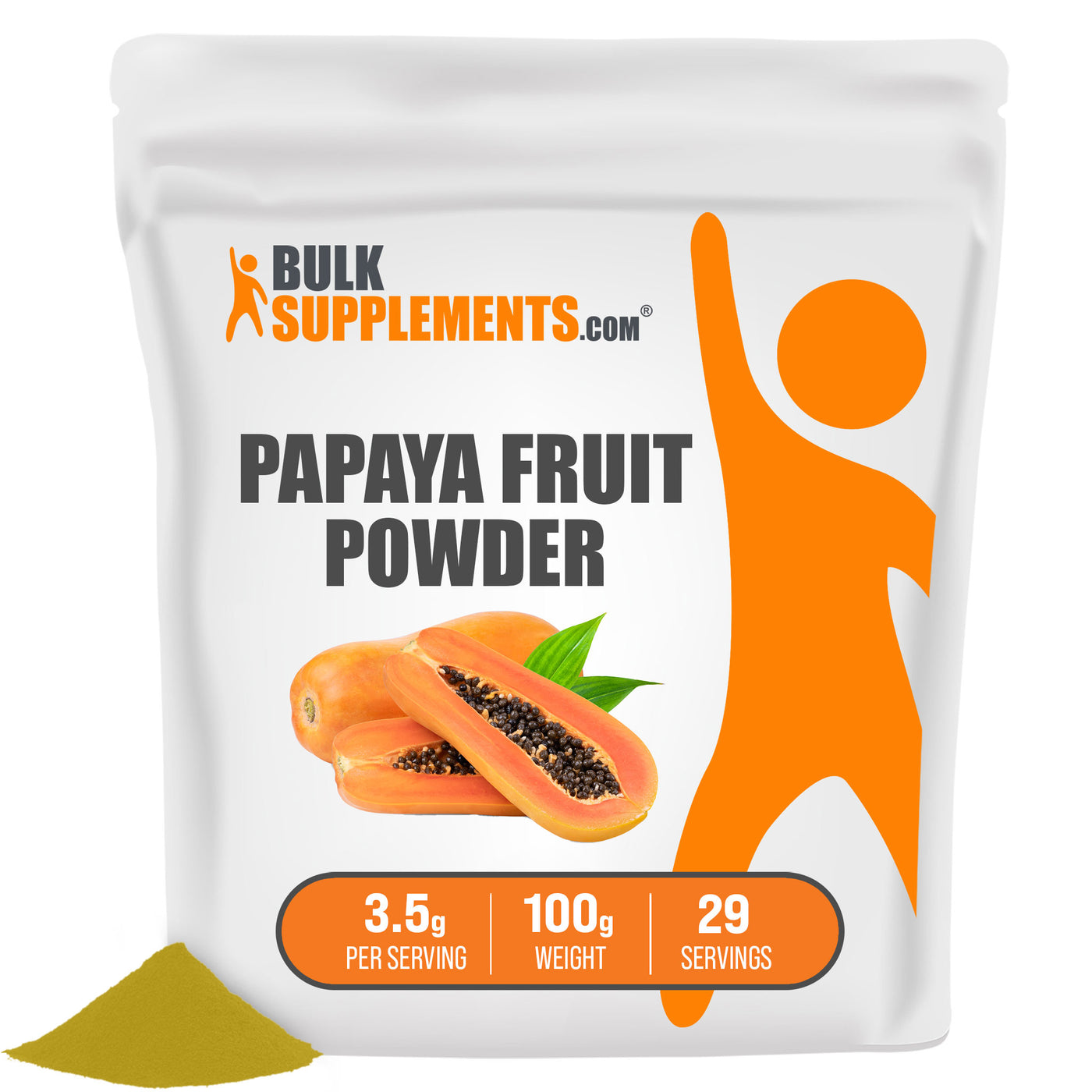 Papaya Fruit Powder Carica papaya Powder Papaya Supplement