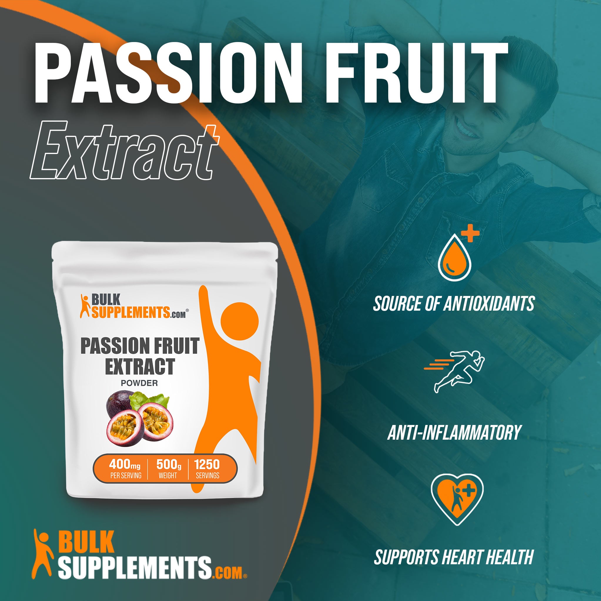 Benefits of Passion Fruit Extract: source of antioxidants, anti-inflammatory, supports heart health
