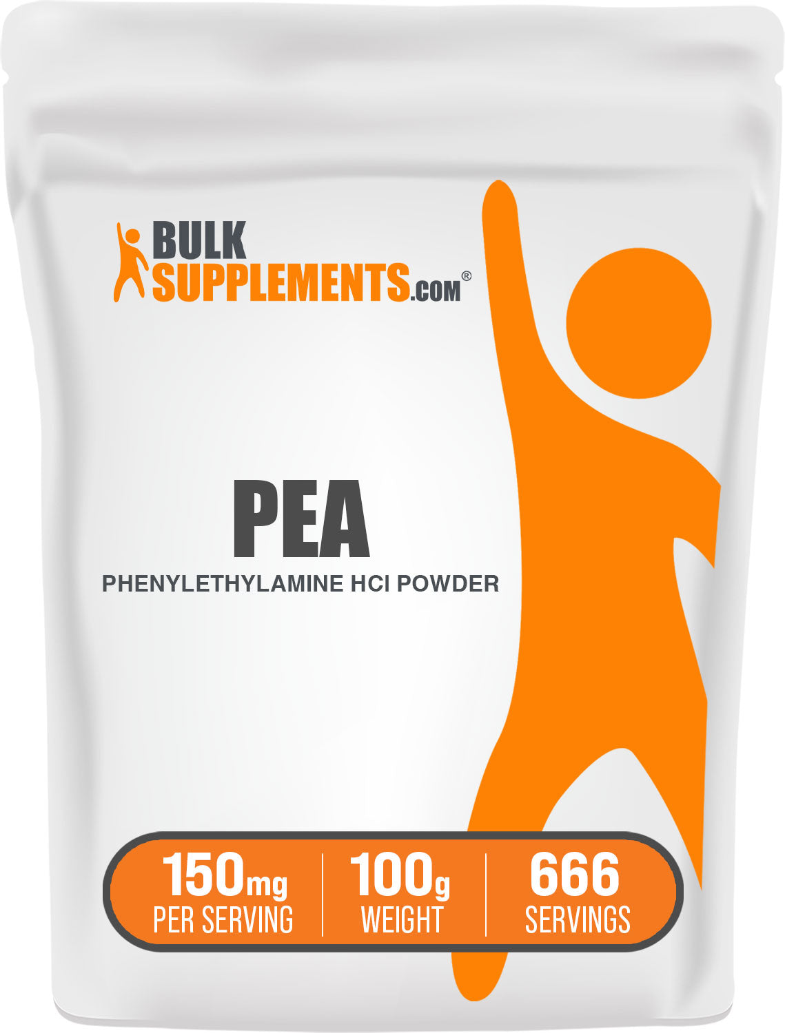 BulkSupplements.com Phenylethylamine HCl (PEA) Powder 100g bag