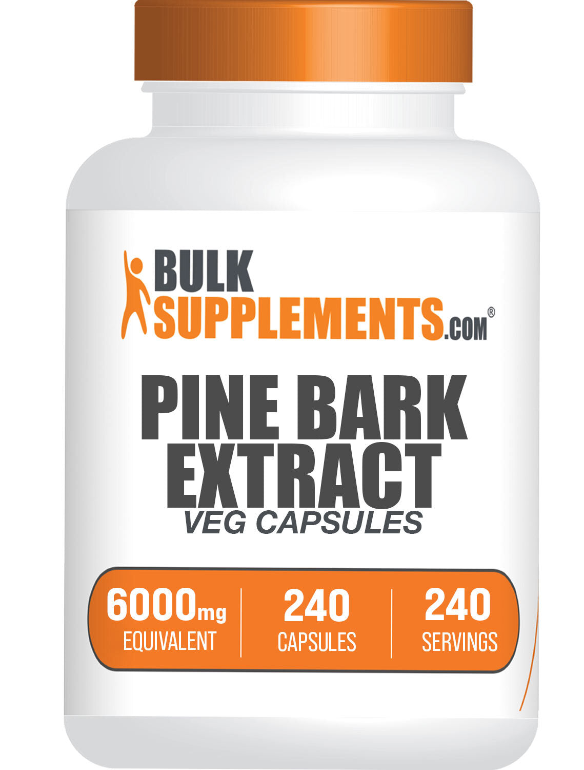 BulkSupplements.com Pine Bark Capsules 240 ct