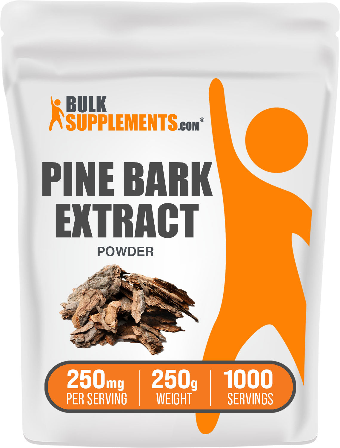 BulkSupplements Pine Bark Extract Powder 250g bag
